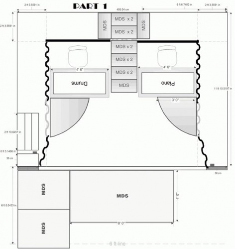 Stage Layout- plan 1