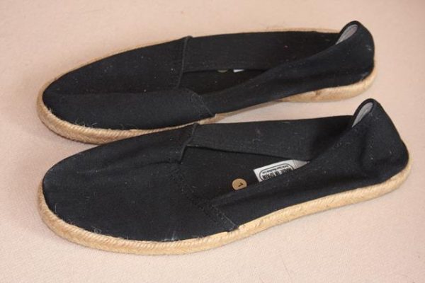Black slip-ons