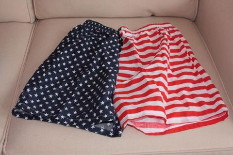 Stars and stripes shorts