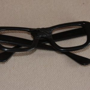 Plastic black reading glasses