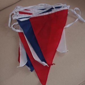 Red, white and blue bunting