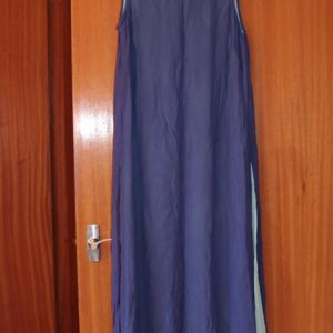 0067-4.jpg Blue / Aqua dress sleeveless, mid length