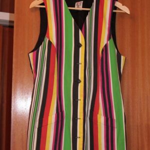 Multi stripped waistcoat