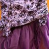 Purple chorus girl costume