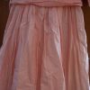 Peach ball gown