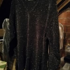 Black with gold jumper