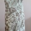 Turqoise Blue Floral sleeveless dress