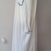 Long robe (White with Blue trim) long sleeves