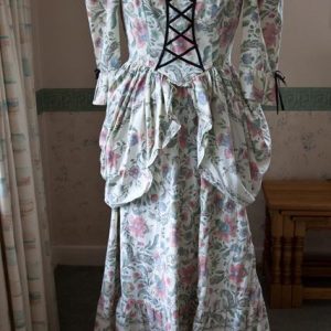 Two piece shepherdess dress peach