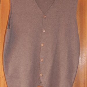 Brown / beige waistcoat (wool)