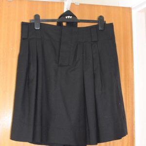 9848-4.jpg Black, short skirt with tie belt