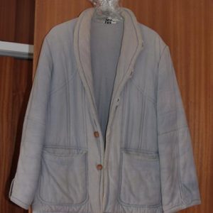 Pale blue padded jacket