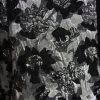 Black / silver evening jacket, long sleeves