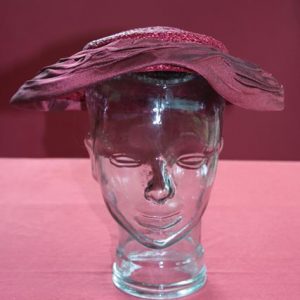 Maroon hat