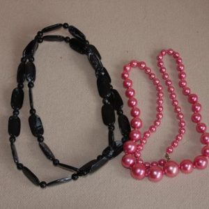 Black & red necklaces