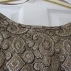 Gold sleeveless evening dress - short