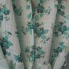 Green / white dressing gown