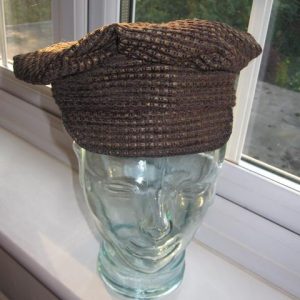 Brown baker hat