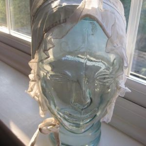 Authentic Victorian maids bonnet white