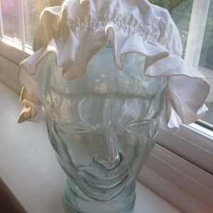 White mob caps