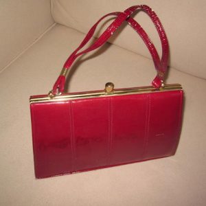 Red handbag