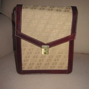 Brown / cream shoulder bag