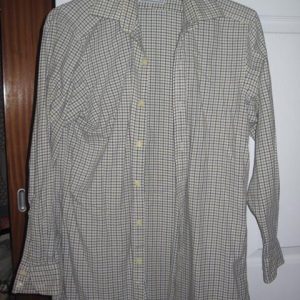 Check shirt green/white