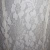 Cream lace dress, medium/long, short sleeves
