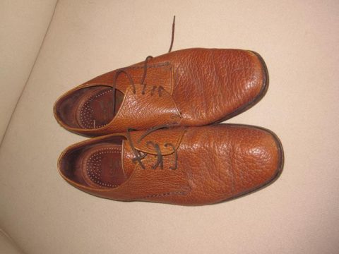 Tan shoes