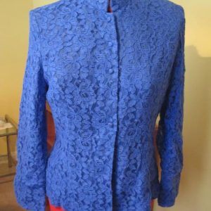 Blue lace jacket