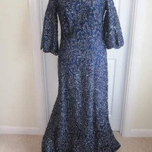 IMG_1979-4.jpg Blue glittery dress, Long