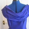 Blue evening dress