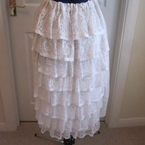 White petticoat long