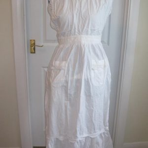 White Victorian full apron