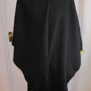 Black cape shawl