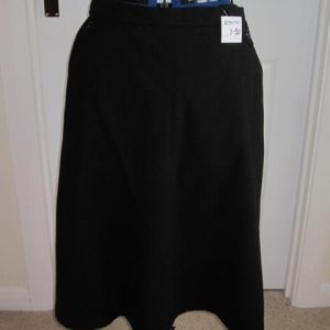 Black A line skirt