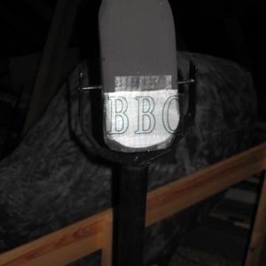 BBC Microphones on stands