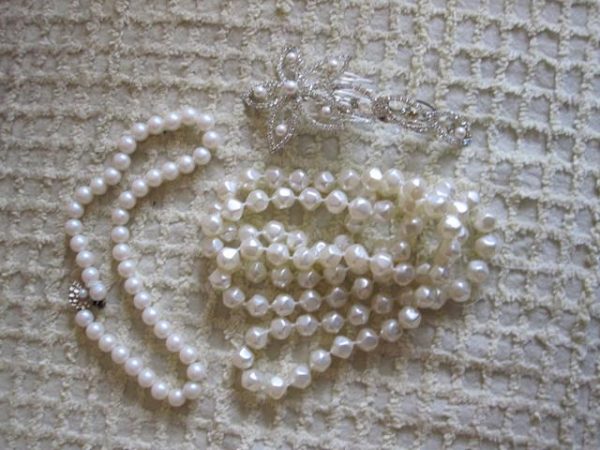 Pearl necklaces