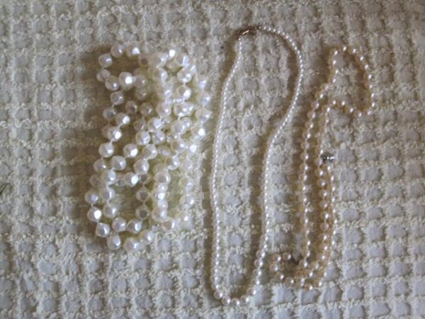Pearl necklaces