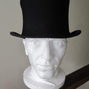Black top hat (collapsible)