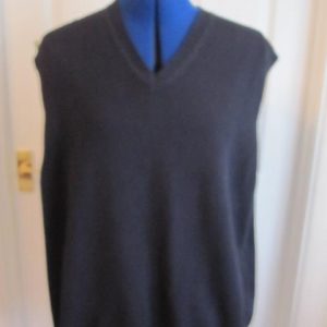 Black wool tank top