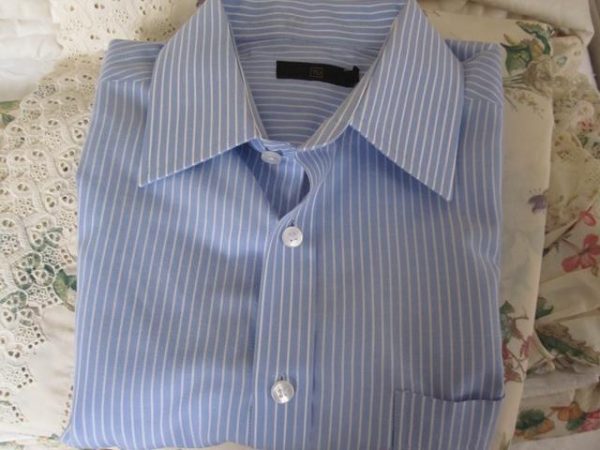 Blue / white shirt