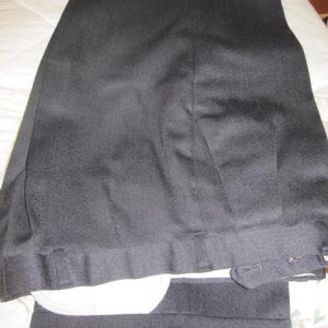 Dark grey trousers