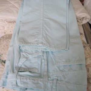 Pale blue trousers