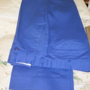 Blue trousers