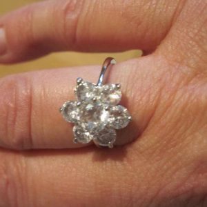 Sparkly ring, large