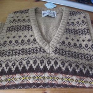 Beige Shetland  tank top