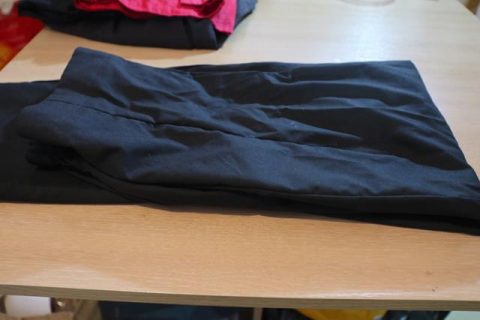 Ladies pirate breeches, black