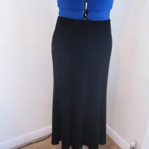 IMG_2800-4.jpg Black velvet skirt (midi length)