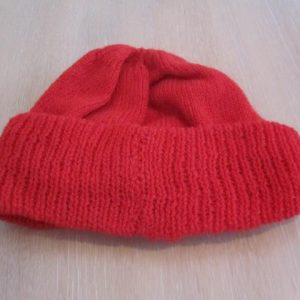 Red woollen hat